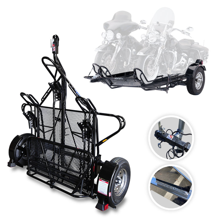 Refurbished Stand-Up™  Dirt Bike Trailer, Sport Bike & Scooter Trailer