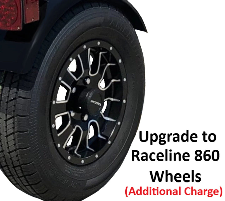 3-Rail Freestyle Motorcycle Trailer Stand, Store or Roll