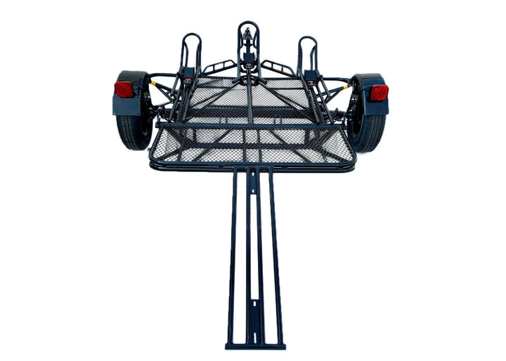 3-Rail Freestyle Motorcycle Trailer Stand, Store or Roll