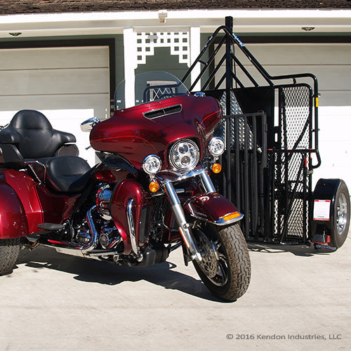 Trike and Spyder Ride-Up SRL Stand-Up Motorcycle Trailer