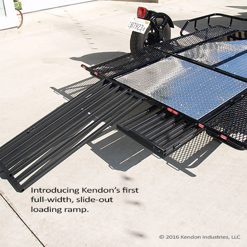 Trike and Spyder Ride-Up SRL Stand-Up Motorcycle Trailer