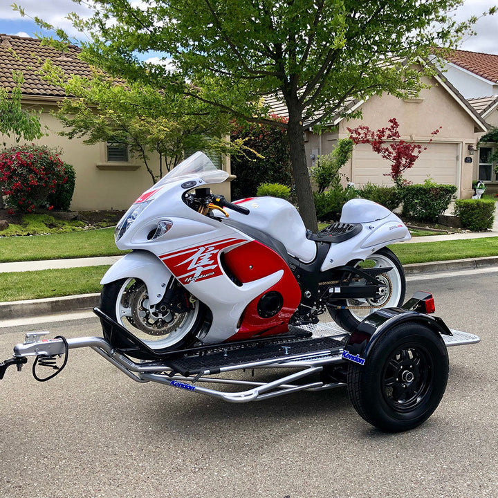 Single Ride-Up SRL Stand-Up™ Motorcycle Trailer