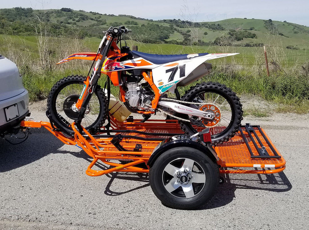 Stand-Up™  Dirt Bike Trailer, Sport Bike & Scooter Trailer
