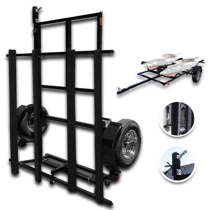 Premium Stand-Up Kayak Trailer