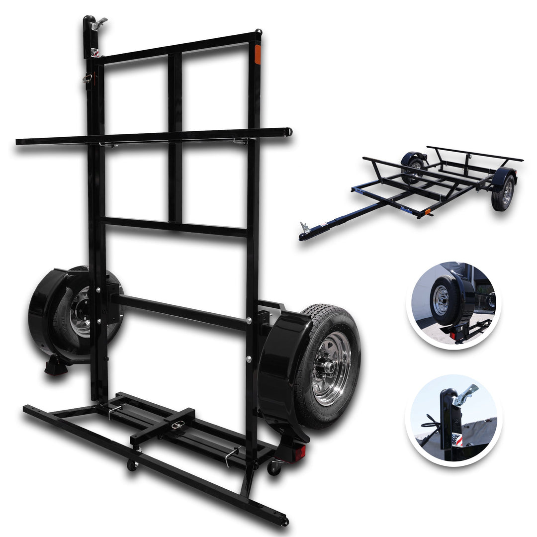 Premium Stand-Up Kayak Trailer