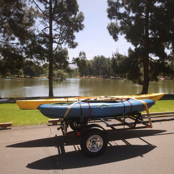 Premium Stand-Up Kayak Trailer with J-Hooks