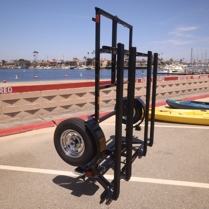 Premium Stand-Up Kayak Trailer with J-Hooks